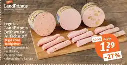 tegut Landprimus brühwurst-aufschnitt Angebot