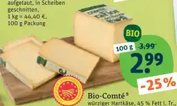 tegut Bio-comté Angebot