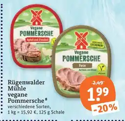 tegut Rügenwalder mühle vegane pommersche Angebot