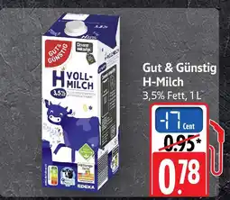 E-Center Gut & günstig h-milch Angebot