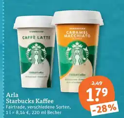 tegut Starbucks kaffee Angebot