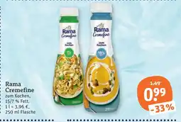 tegut Rama cremfine Angebot