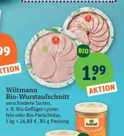 tegut Wiltmann bio-wurstaufschnitt Angebot