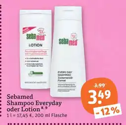 tegut Sebamed shampoo everyday oder lotion Angebot