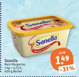 tegut Sanella back-margarine Angebot
