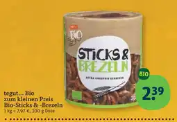 tegut Tegut... bio zum kleinen preis bio-sticks & -brezeln Angebot