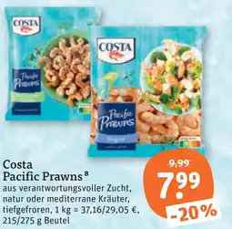 tegut Costa pacific prawns Angebot