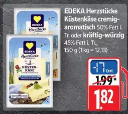 E-Center Edeka herzstücke küstenkäse cremig-aromatisch Angebot