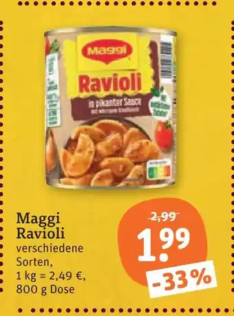 tegut Maggi ravioli Angebot