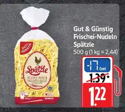 E-Center Gut & günstig frischei-nudeln spätzle Angebot