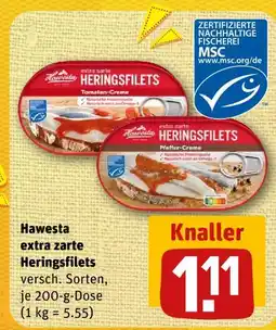 nahkauf Hawesta extra zarte heringsfilets Angebot