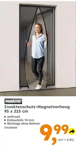 Globus Baumarkt Primaster insektenschutz-magnetvorhang Angebot