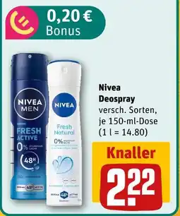 nahkauf Nivea deospray Angebot