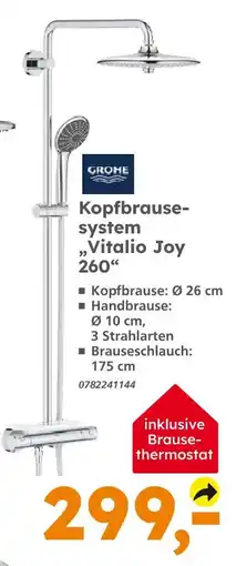 Globus Baumarkt Grohe vitalio joy 260 Angebot