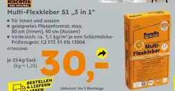 Globus Baumarkt Racofix multi-flexkleber s1 „3 in 1“ Angebot