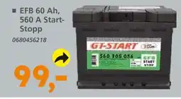 Globus Baumarkt Gt-start efb 60 ah, 560 a start-stopp Angebot