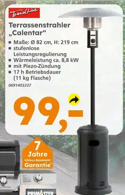 Globus Baumarkt Trendline terrassenstrahler calentar Angebot