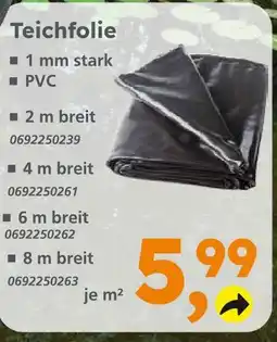 Globus Baumarkt Teichfolie Angebot