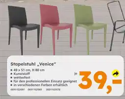 Globus Baumarkt Stapelstuhl venice Angebot
