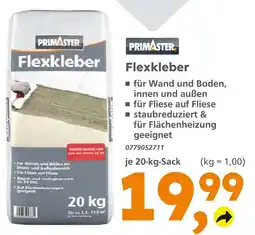 Globus Baumarkt Primaster flexkleber Angebot