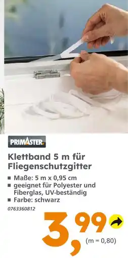 Globus Baumarkt Primaster klettband für fliegenschutzgitter Angebot