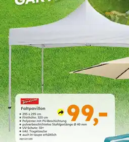 Globus Baumarkt Trendline faltpavillon Angebot
