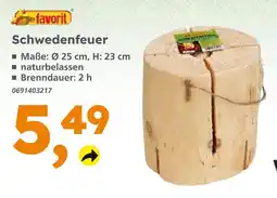 Globus Baumarkt Favorit schwedenfeuer Angebot
