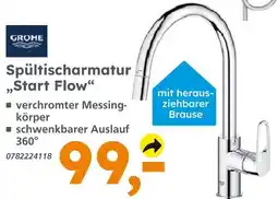Globus Baumarkt Grohe spültischarmatur start flow Angebot