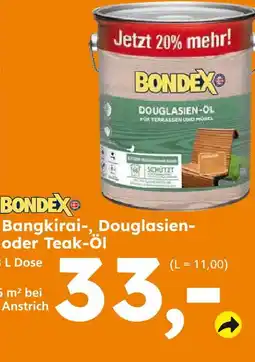 Globus Baumarkt Bondex bangkirai-öl Angebot