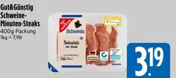 Edeka Gut&günstig schweine-minuten-steaks Angebot