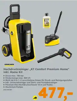 Globus Baumarkt Kärcher hochdruckreiniger k7 comfort premium home inkl. home kit Angebot