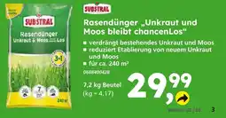 Globus Baumarkt Substral rasendünger 'unkraut und moos bleibt chancenlos' Angebot
