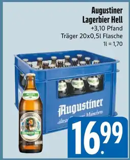 Edeka Augustiner lagerbier hell Angebot