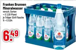trinkgut Franken brunnen mineralwasser Angebot