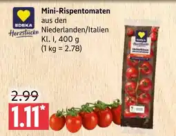 Marktkauf Edeka mini-rispentomaten Angebot
