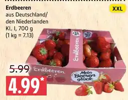 Marktkauf Erdbeeren Angebot