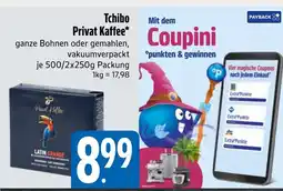 Edeka Tchibo privat kaffee latin grande Angebot