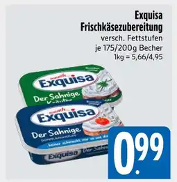Edeka Exquisa frischkäsezubereitung der sahnige Angebot