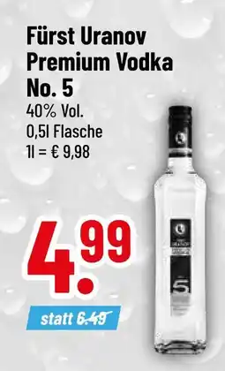 trinkgut Fürst uranov premium vodka no. 5 Angebot