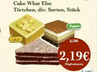 LPG Biomarkt Cake What Else Törtchen Angebot