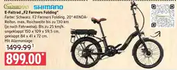 Marktkauf Sachsenrad e-faltrad f2 farmers folding Angebot