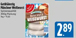Edeka Gut&günstig münchner weißwurst Angebot