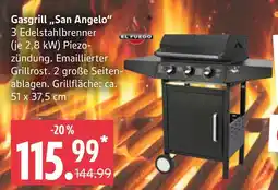 Marktkauf El fuego gasgrill san angelo Angebot