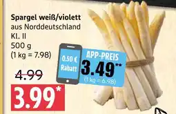 Marktkauf Spargel weiß/violett Angebot
