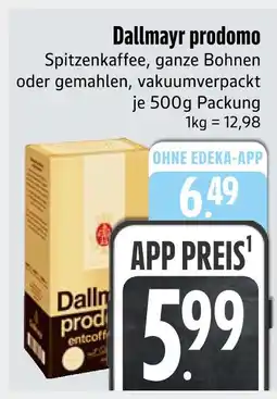 Edeka Dallmayr prodomo Angebot