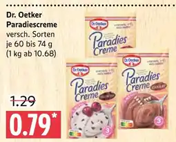 Marktkauf Dr. oetker paradiescreme Angebot