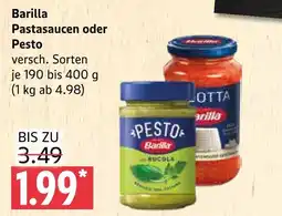 Marktkauf Barilla pastasaucen Angebot