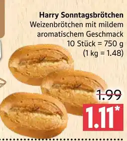 Marktkauf Harry sonntagsbrötchen Angebot