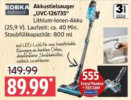 Marktkauf Edeka zuhause akkustielsauger uvc-126735 Angebot