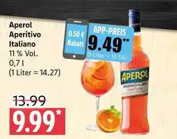 Marktkauf Aperol aperitivo italiano Angebot